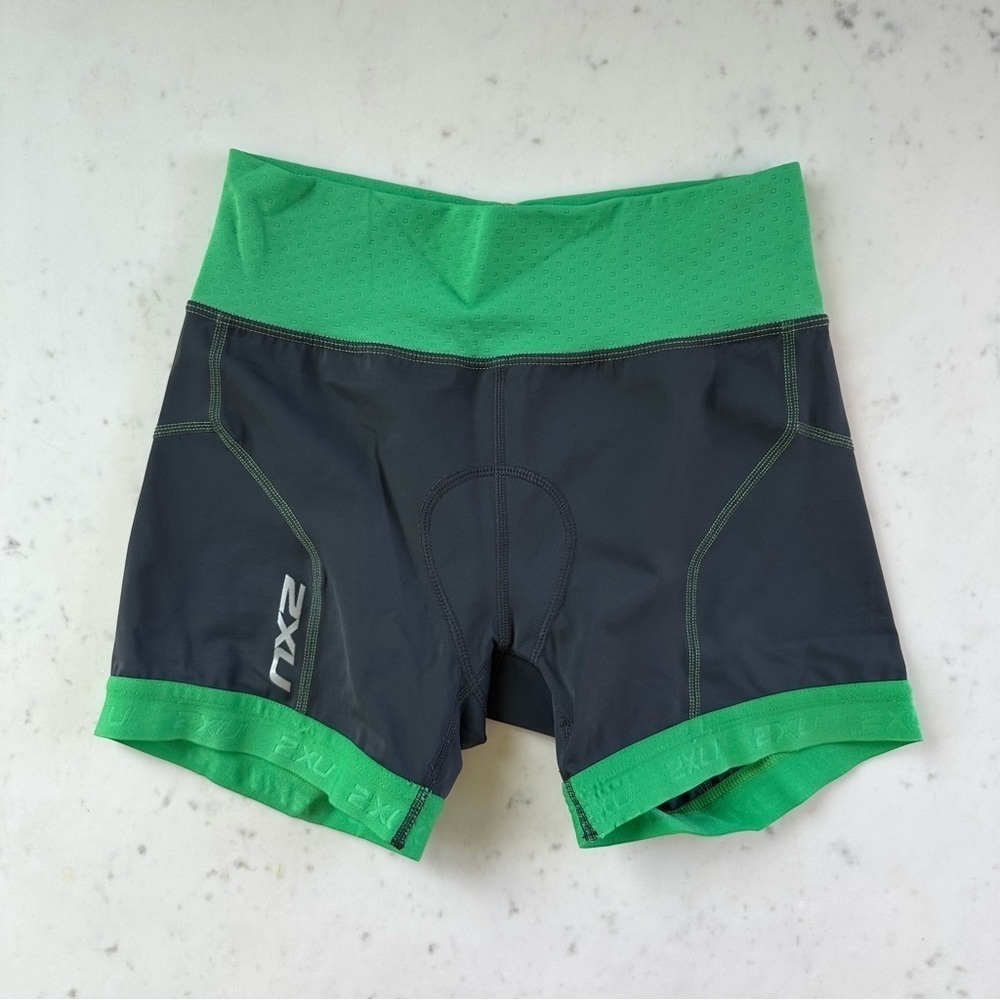 2XU Gray Bike Shorts